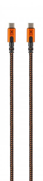 Xtorm Xtreme USB-C to USB-C PD Cable 1.5m Svart Oransje