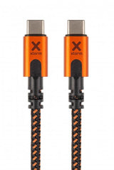 Xtorm Xtreme USB-C to USB-C PD Cable 1.5m Svart Oransje
