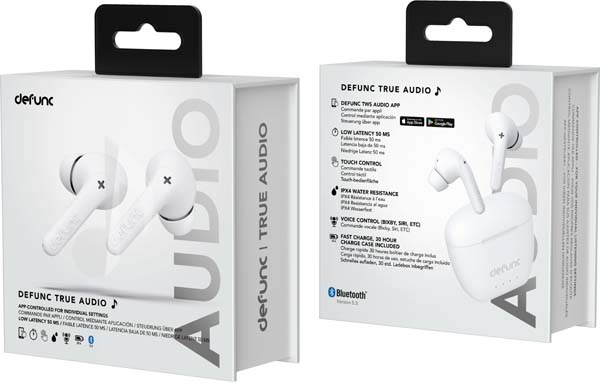 Defunc Hodetelefoner True Audio Hvit
