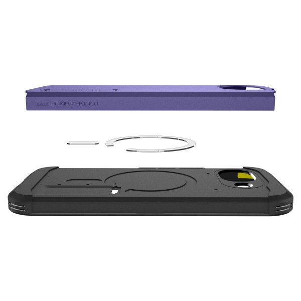Spigen Google Pixel 10a Deksel Tough Armor MagFit Ash Violet