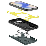 Spigen Google Pixel 10a Deksel Tough Armor MagFit Abyss Green
