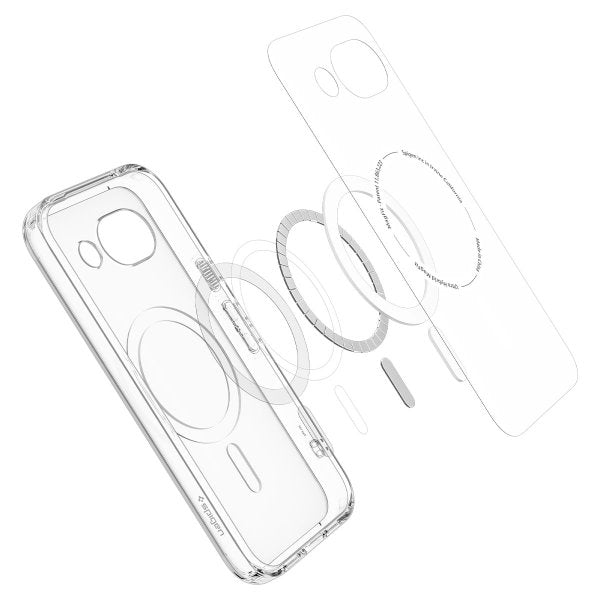 Spigen Google Pixel 10a Deksel Ultra Hybrid MagFit Clear Graphite