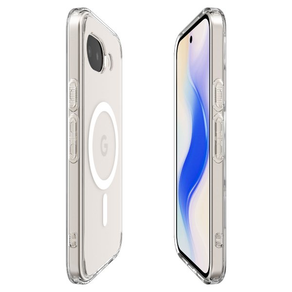 Spigen Google Pixel 10a Deksel Ultra Hybrid MagFit Clear White