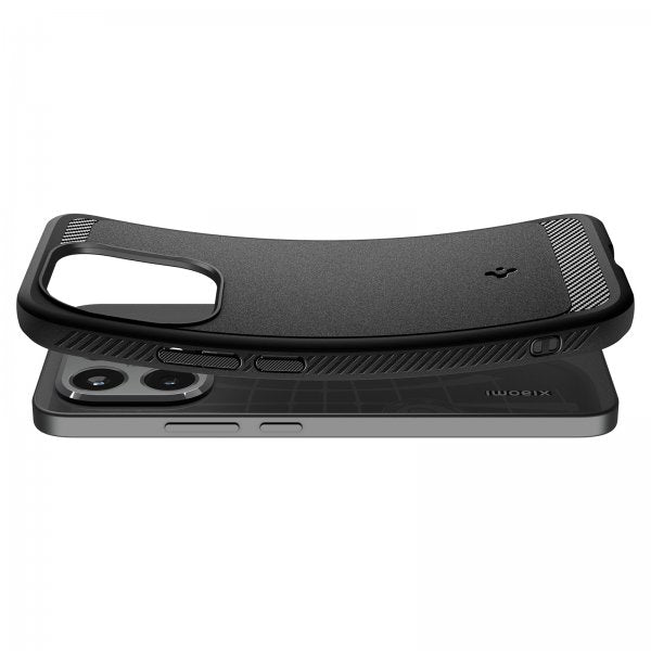 Spigen Xiaomi 15T Deksel Rugged Armor Matte Black