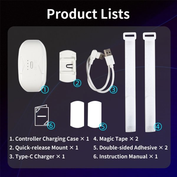 Devaso Powerbank PlayStation 5 Kontrollere 6000 mAh