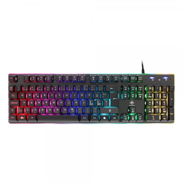Deltaco Gaming DK220 Gaming Keyboard Membrane RGB Black