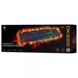 Deltaco Gaming DK220 Gaming Keyboard Membrane RGB Black