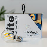 Lite bulb moments White Ambience E27 Filamentlampe - 3-Pack