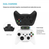 Fixed Dual Charging Dock for Xbox Series S, X and One Controllers Hvit
