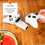 Fixed Dual Charging Dock for Xbox Series S, X and One Controllers Hvit