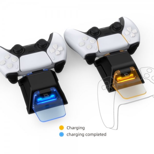 Dobe Dual PS5 DualSense Controller Lader