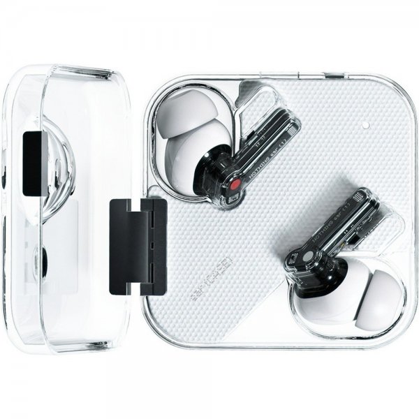 Nothing Ear (1) Trådløse Hodetelefoner Transparent Hvit