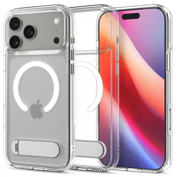 Spigen iPhone 17 Pro Max Deksel Ultra Hybrid S MagFit Clear White