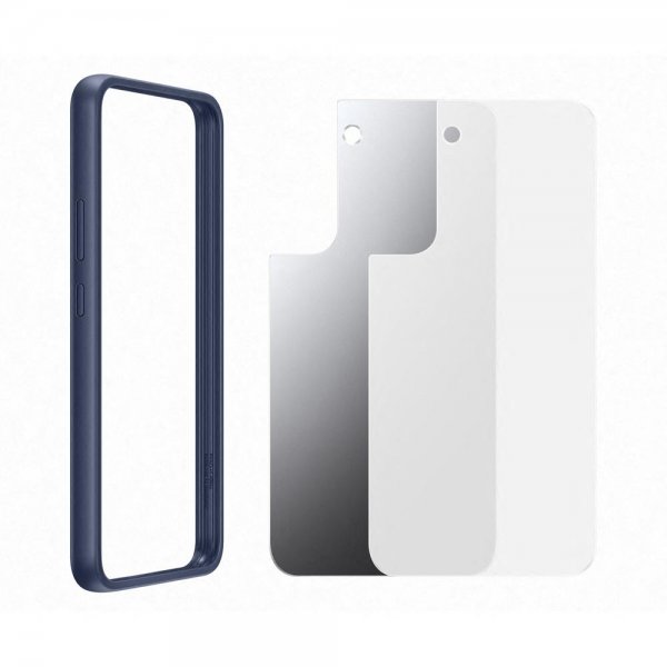 Samsung Original Galaxy S22 Plus Deksel Frame Cover Navy