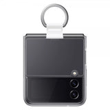 Samsung Original Galaxy Z Flip 4 Deksel Clear Cover with Ring Transparent