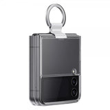 Samsung Original Galaxy Z Flip 4 Deksel Clear Cover with Ring Transparent