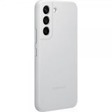 Samsung Original Galaxy S22 Deksel Leather Cover Light Gray