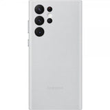 Samsung Original Galaxy S22 Ultra Deksel Leather Cover Light Gray