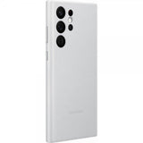 Samsung Original Galaxy S22 Ultra Deksel Leather Cover Light Gray