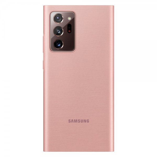 Samsung Original Galaxy Note 20 Ultra Etui Clear View Cover Mystic Bronze