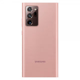 Samsung Original Galaxy Note 20 Ultra Etui Clear View Cover Mystic Bronze