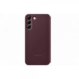 Samsung Original Galaxy S22 Etui Smart Clear View Cover Burgundy