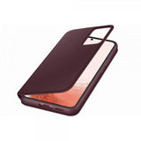 Samsung Original Galaxy S22 Etui Smart Clear View Cover Burgundy
