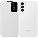 Samsung Original Galaxy S22 Etui Smart Clear View Cover Hvit