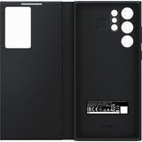 Samsung Original Galaxy S22 Ultra Etui Smart Clear View Cover Svart