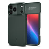 Spigen iPhone 17 Pro Deksel Optik Armor MagFit Abyss Green