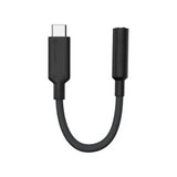 ALOGIC Elements PRO 10cm USB-C to 3.5mm Audio Adapter Black