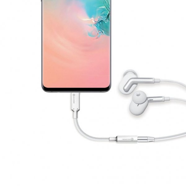 ALOGIC Elements Pro 10cm USB-C til 3.5mm Lydadapter Hvit