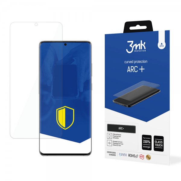 3mk Samsung Galaxy S20 Plus Skjermbeskytter Arc+