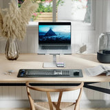 ALOGIC Elite Power Laptop Stand with Wireless Charger Hvit