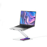 ALOGIC Elite Power Laptop Stand with Wireless Charger Hvit