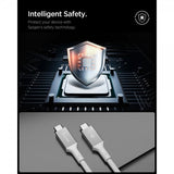 Spigen Essential Kabel Fabric USB-C/USB-C 100W 1.5m Hvit