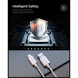 Spigen Essential Kabel USB-A/USB-C 60W 1m Hvit