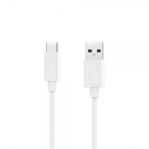 Spigen Essential Kabel USB-A/USB-C 60W 2m Hvit