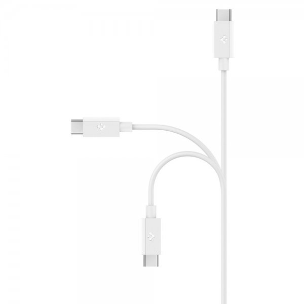 Spigen Essential Kabel USB-A/USB-C 60W 2m Hvit