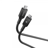 Spigen Essential Kabel USB-C/USB-C 100W 1m Svart