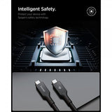 Spigen Essential Kabel USB-C/USB-C 100W 2m Svart