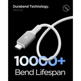 Spigen Essential Kabel USB-C/USB-C 100W 2m Hvit