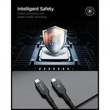 Spigen Essential Kabel USB-C/USB-C 240W 1.2m Svart