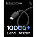 Spigen Essential Kabel USB-C/USB-C 60W 1m Svart