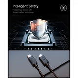 Spigen Essential Kabel USB-C/USB-C 60W 1m Svart