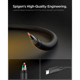 Spigen Essential Kabel USB-C/USB-C 60W 1m Svart