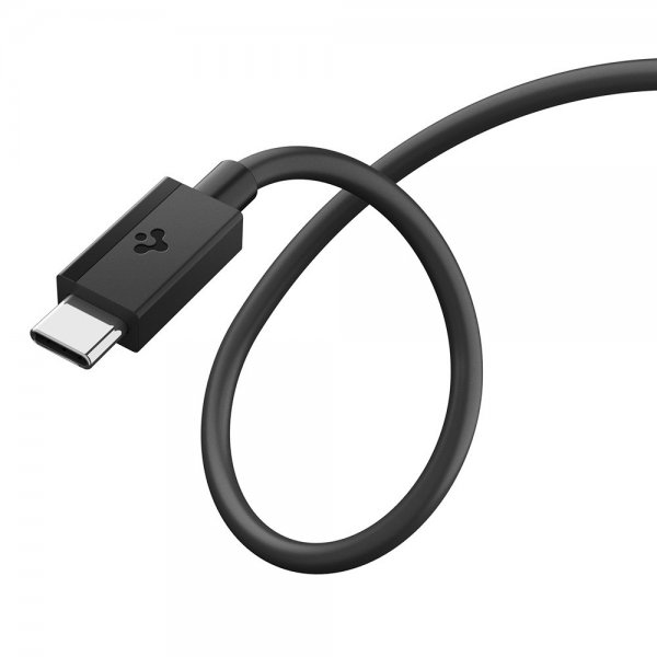 Spigen Essential Kabel USB-C/USB-C 60W 2m Svart