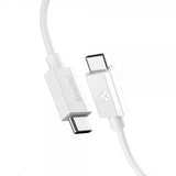 Spigen Essential Kabel USB-C/USB-C 60W 2m Hvit