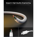 Spigen Essential Kabel USB-C/USB-C 60W 2m Hvit