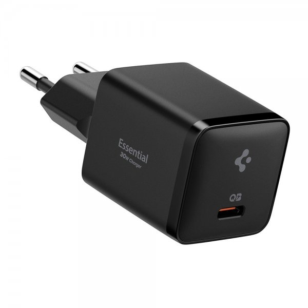 Spigen Essential Lader 30W USB-C Svart